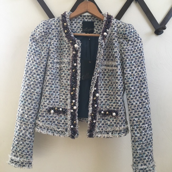 Coats | Anthropologie Tweed Blazer 